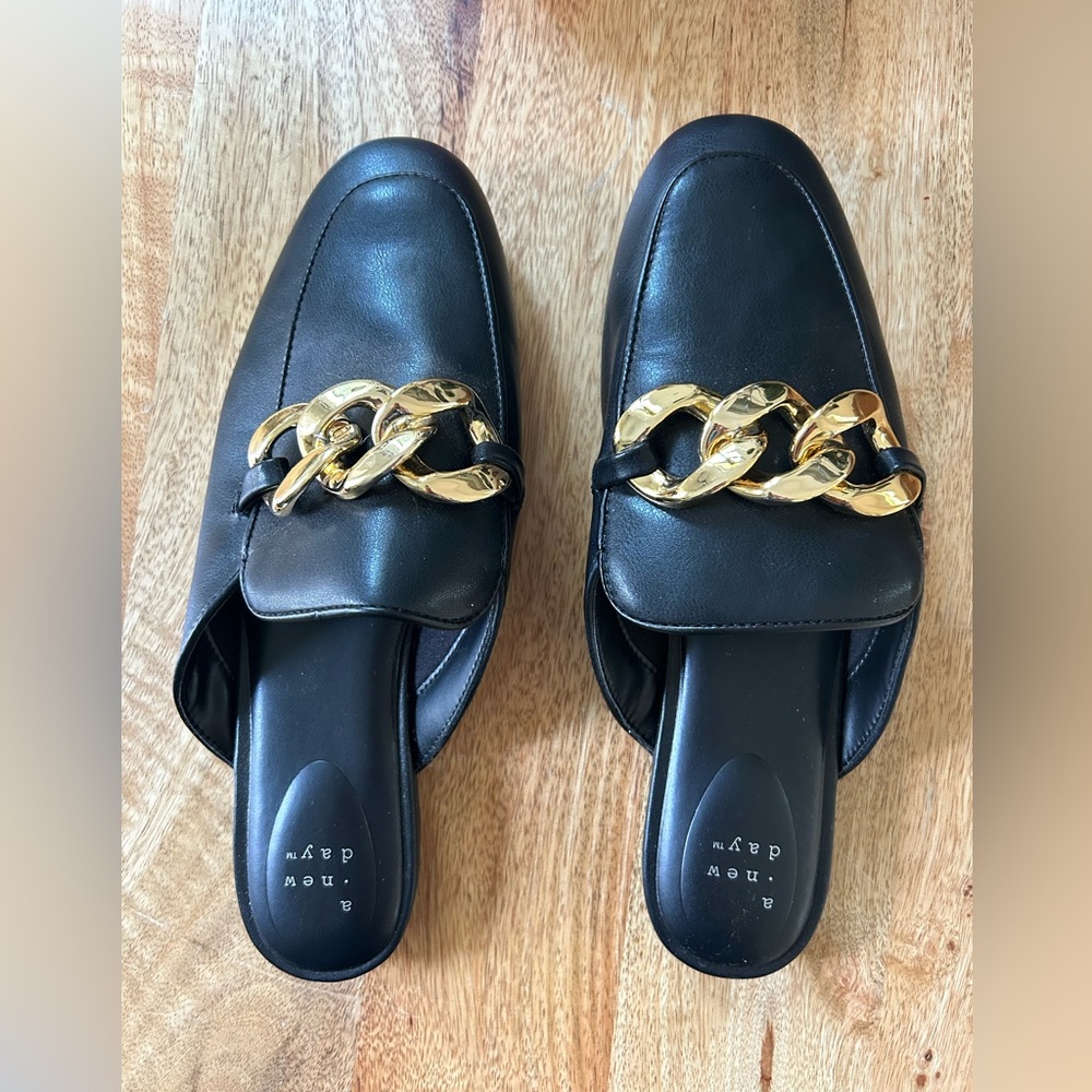 A new day black shoes